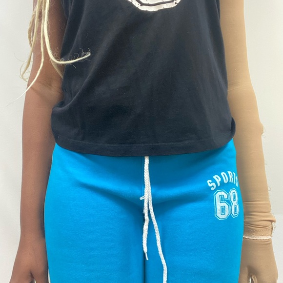 Y2k 2000 indie baby sport blue pants - Picture 4 of 4